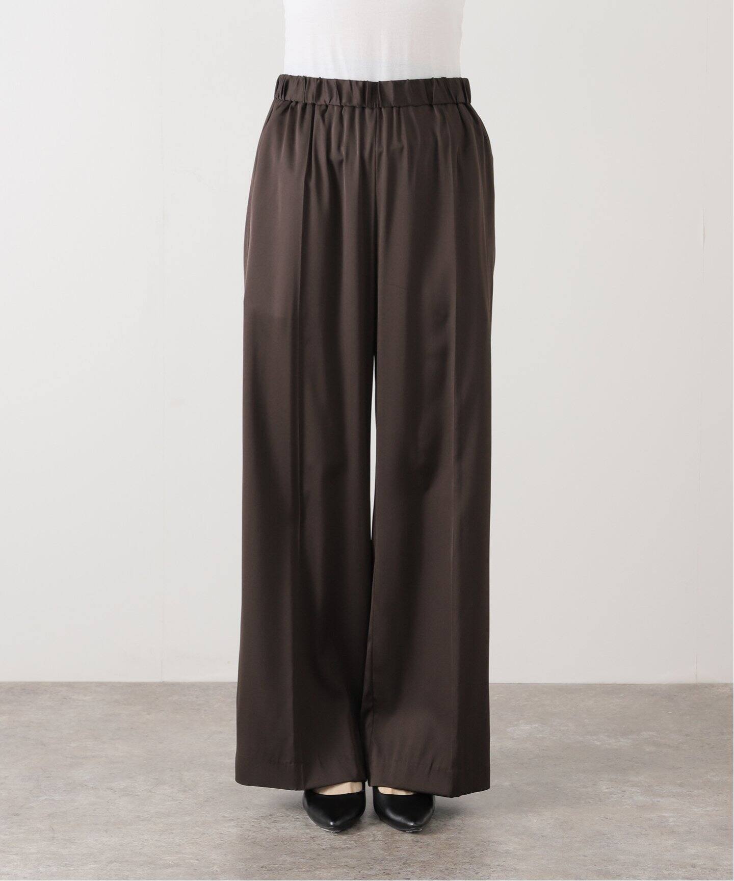 *SILKSATIN EASY パンツ　新品未使用 セール】*シルクサテン イージーパンツ（その他パンツ