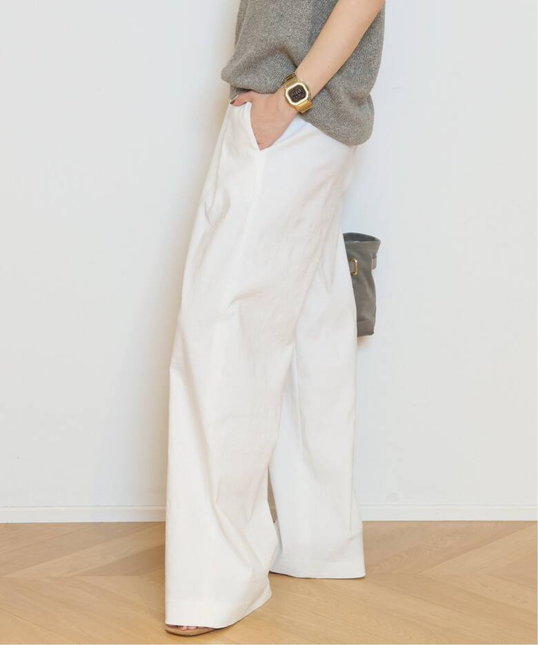 STRETCH TWILL タックパンツ（その他パンツ）｜MUSE de Deuxieme  