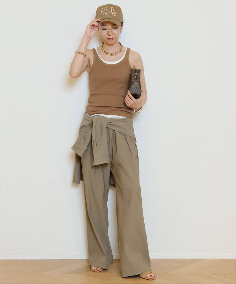 STRETCH TWILL タックパンツ（その他パンツ）｜MUSE de Deuxieme  