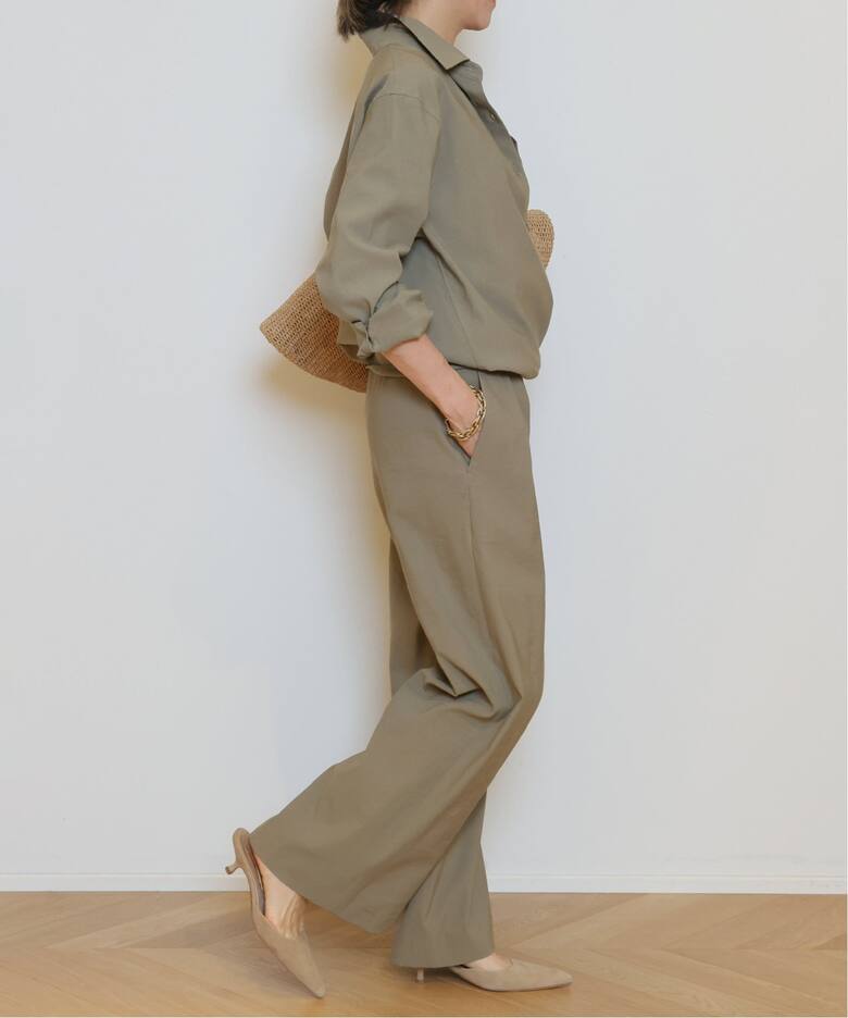 STRETCH TWILL タックパンツ（その他パンツ）｜MUSE de Deuxieme 