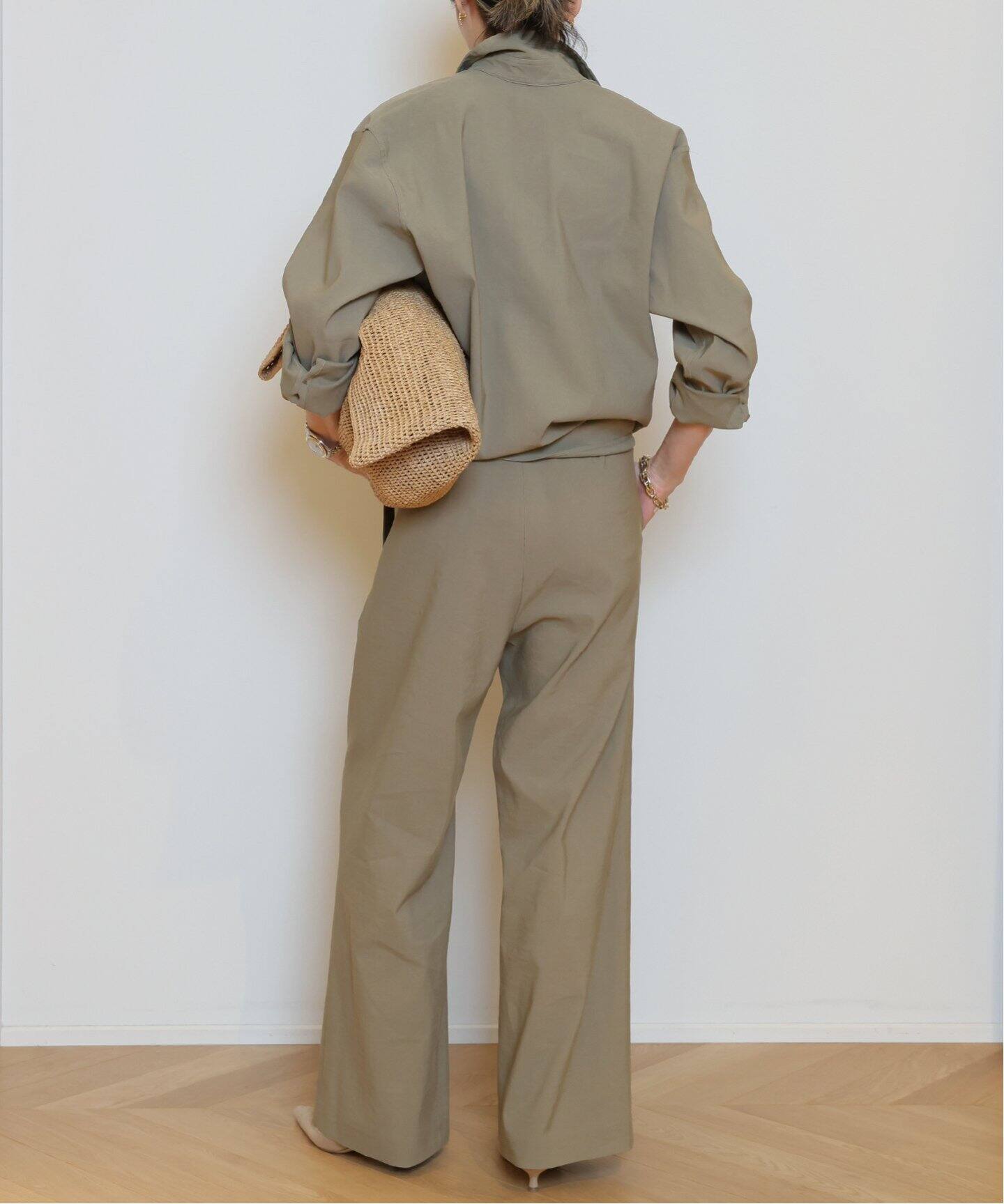 STRETCH TWILL タックパンツ（その他パンツ）｜MUSE de Deuxieme