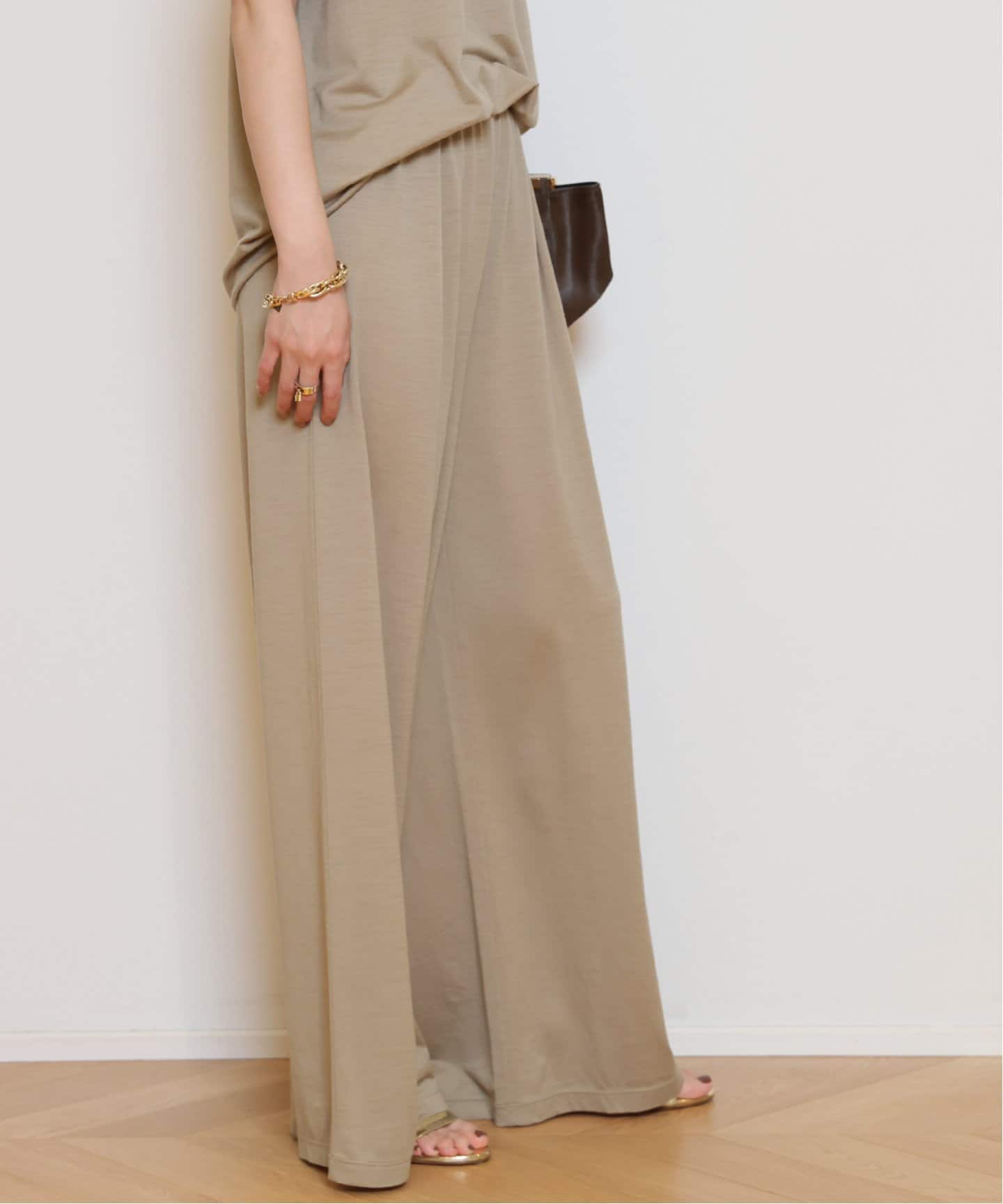 Deuxieme class／Prime wool jersey パンツ／38 Prime wool jersey パンツ（その他パンツ）｜MUSE de Deuxieme