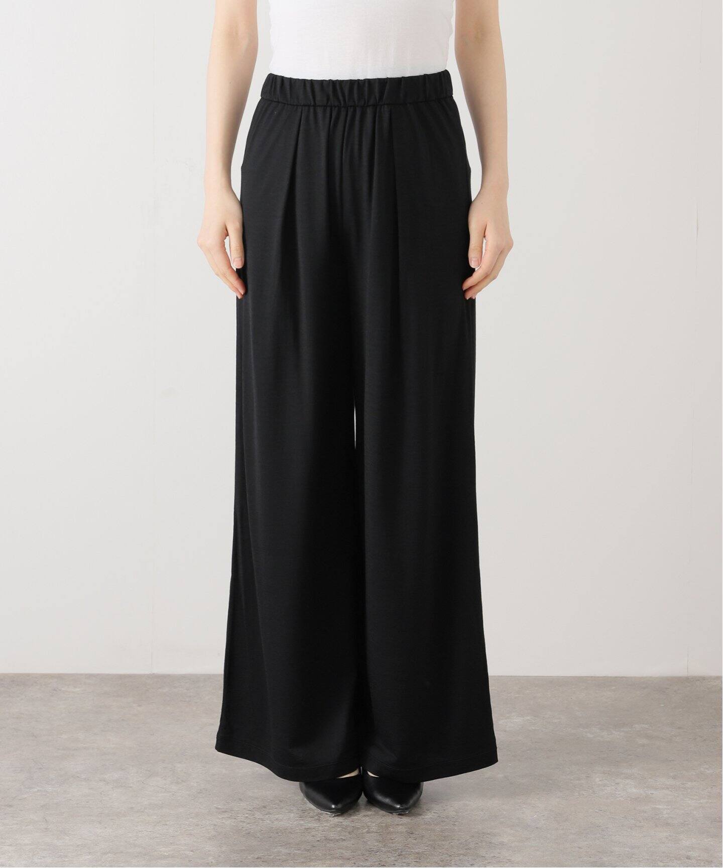 Deuxieme class／Prime wool jersey パンツ／38 Prime wool jersey パンツ（その他パンツ）｜MUSE de Deuxieme