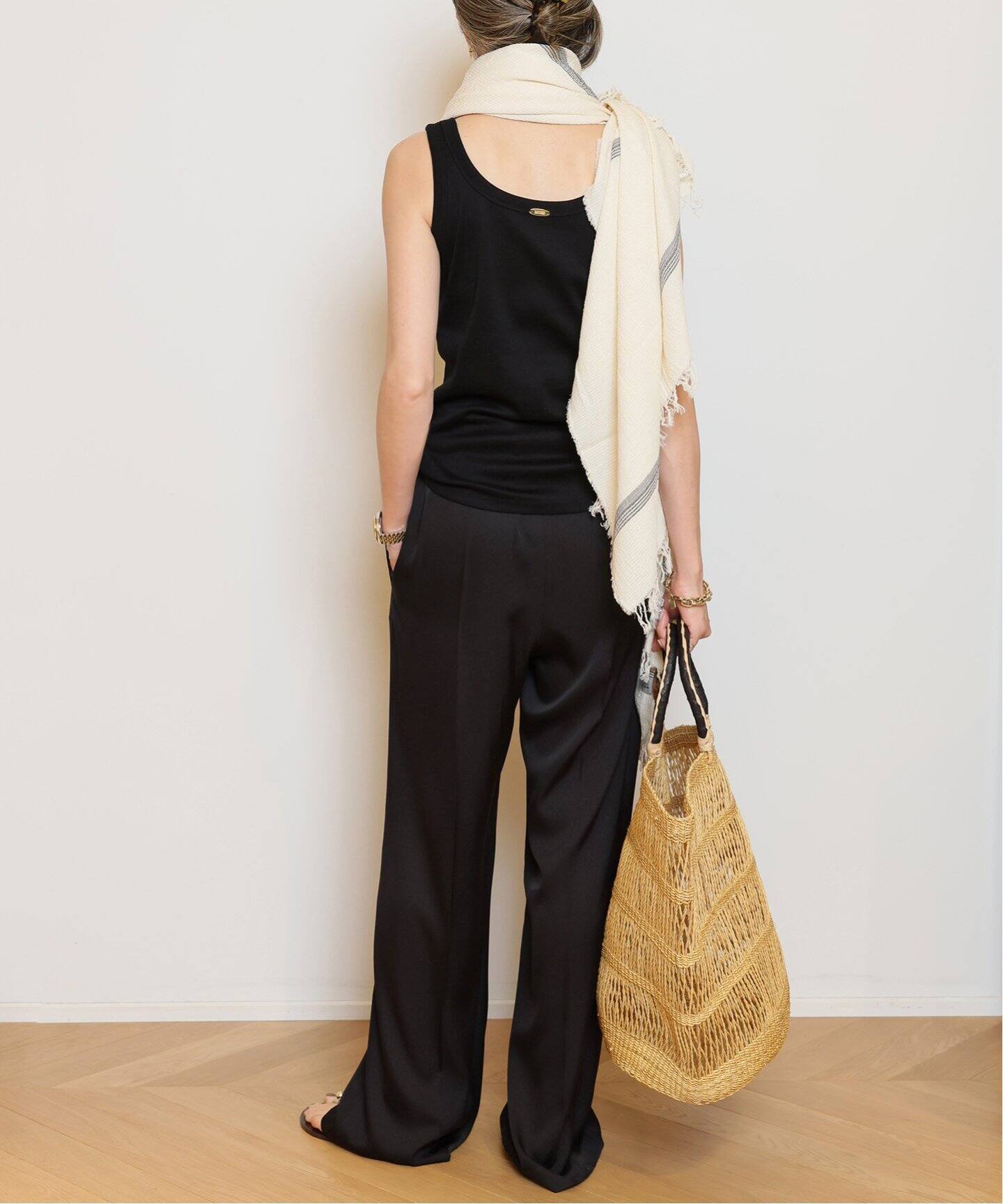 *SILKSATIN EASY パンツ　新品未使用 SILK SATIN EASY パンツ（その他パンツ）｜MUSE de Deuxieme