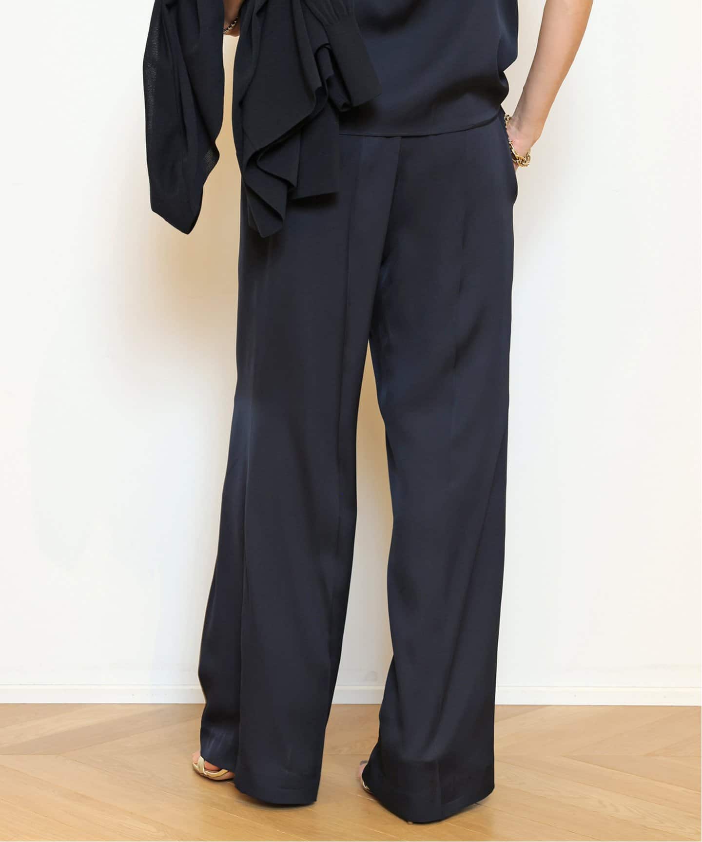 SILK SATIN EASY パンツ（スラックス）｜MUSE de Deuxieme
