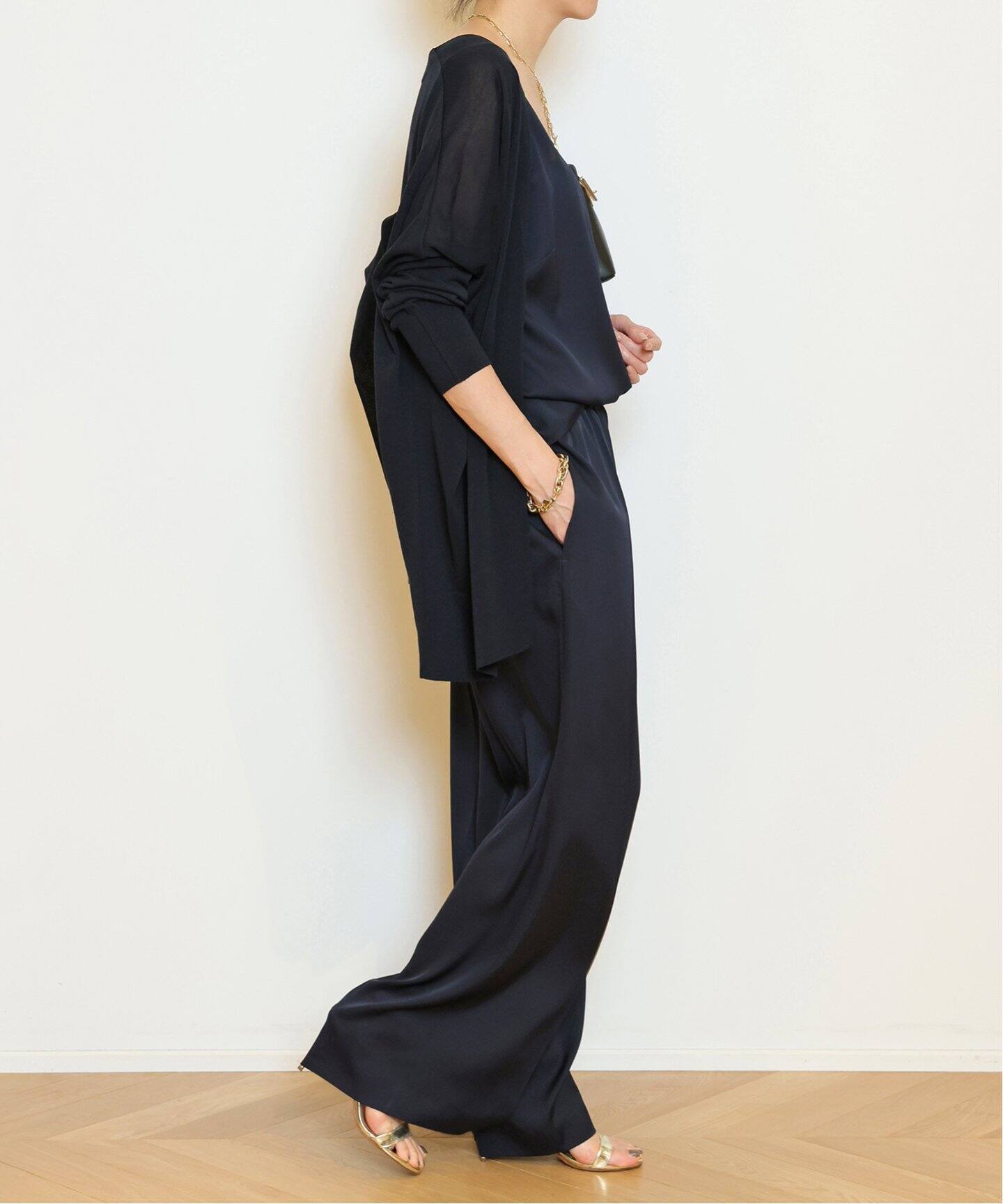 SILK SATIN EASY パンツ（スラックス）｜MUSE de Deuxieme