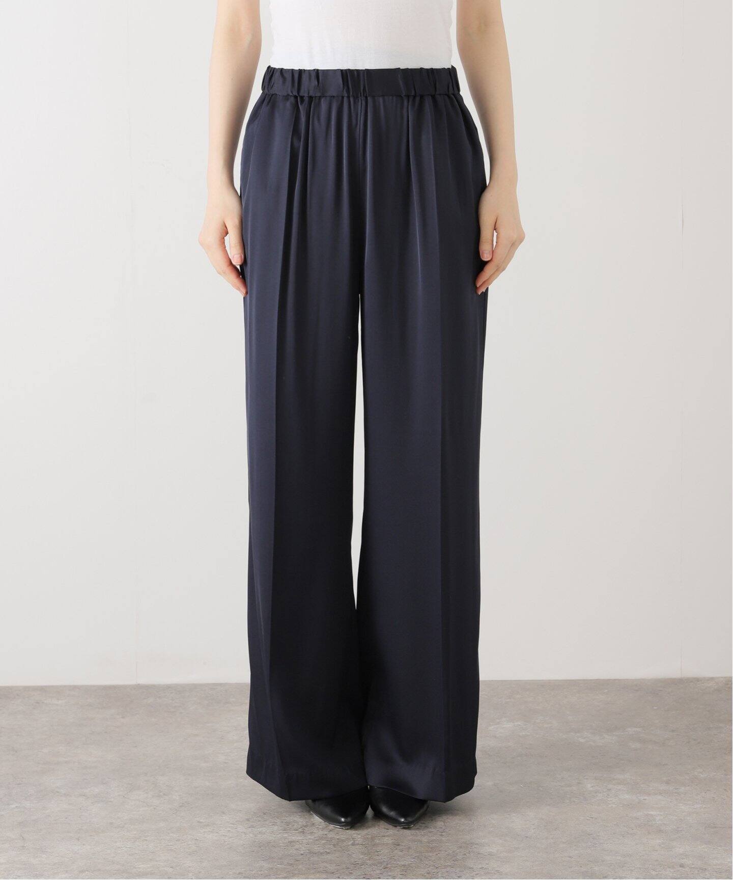 【美品】ミューズドゥーズィエムクラス ボンディング サルエル パンツ スカート MUSE de Deuxieme classe（ミューズデドゥーズィエムクラス）の