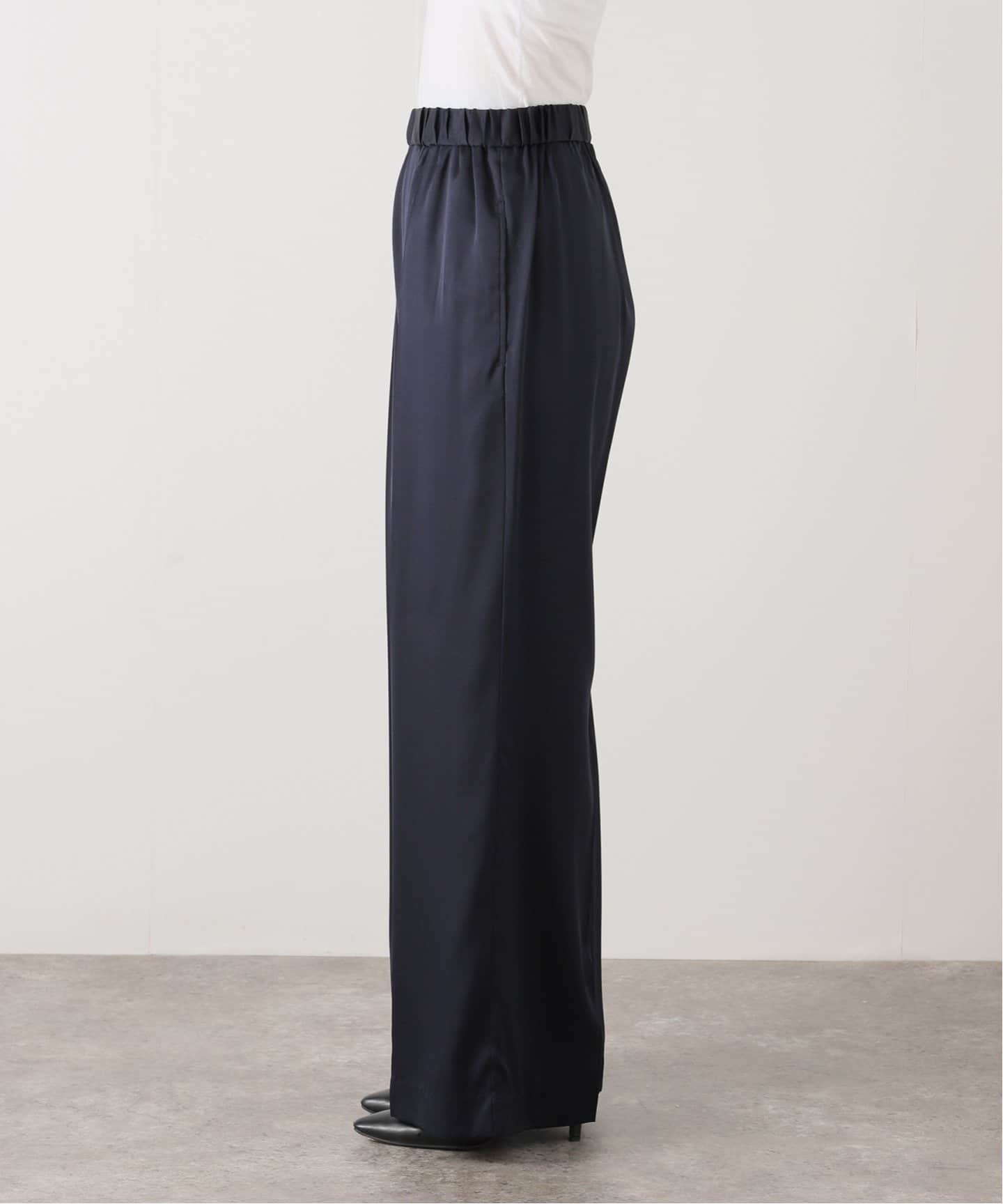 SILK SATIN EASY パンツ（スラックス）｜MUSE de Deuxieme