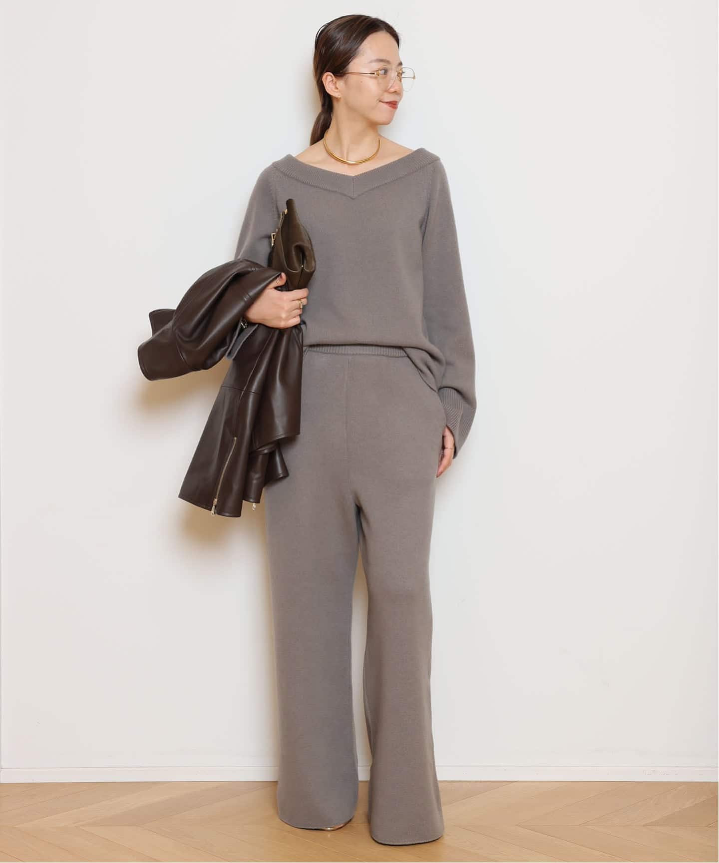 Knit パンツ(その他パンツ)|MUSE de Deuxieme Classe(ミューズ Knit パンツ(その他パンツ)|MUSE de Deuxieme Classe(ミューズ