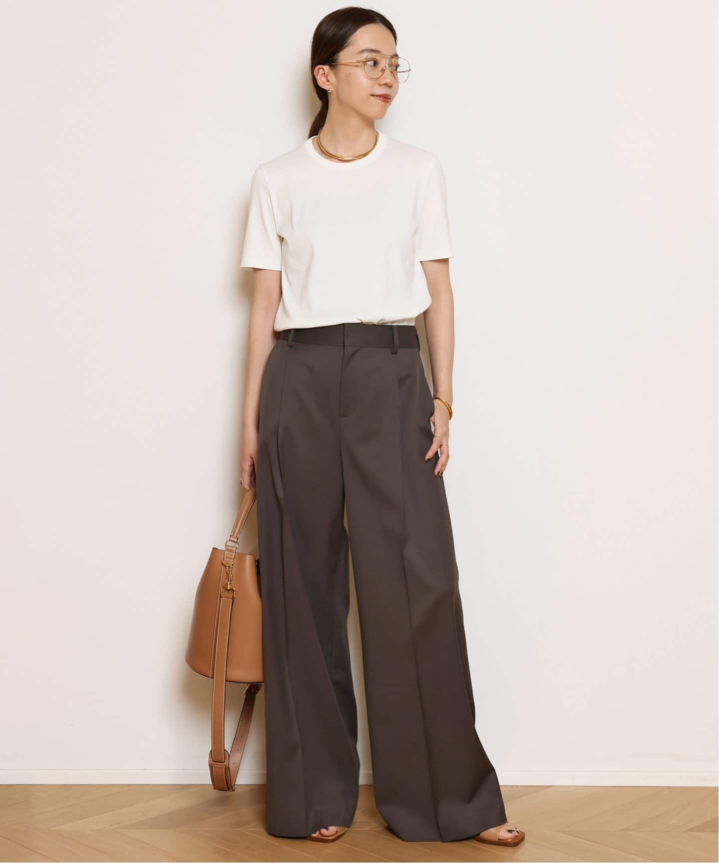 Essential Tuck パンツ（スラックス）｜MUSE de Deuxieme Classe