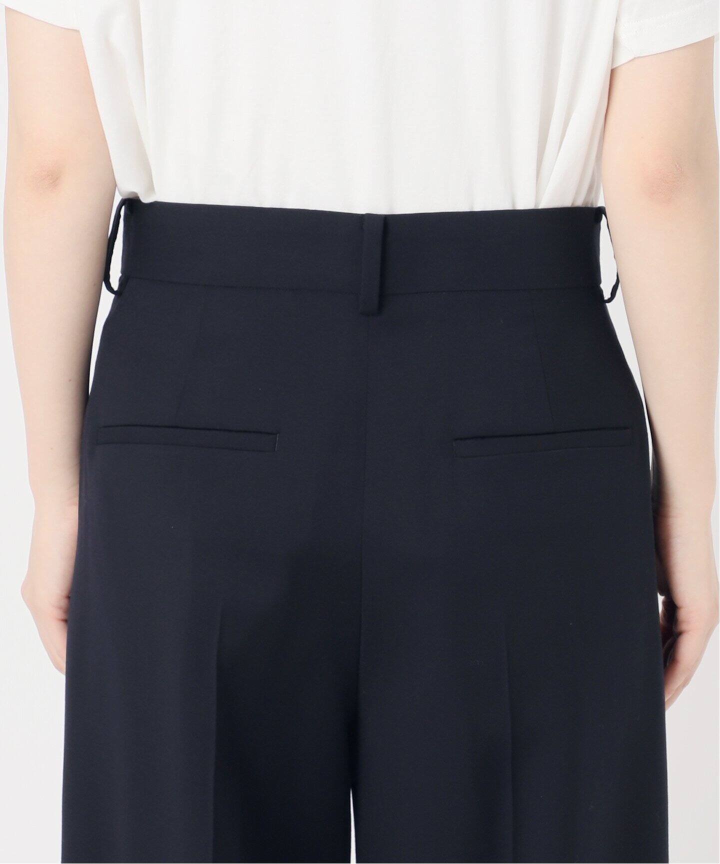 【美品】MUSE de Deuxieme ClasseWASHED TUCK Essential Tuck パンツ（スラックス）｜MUSE de Deuxieme Classe
