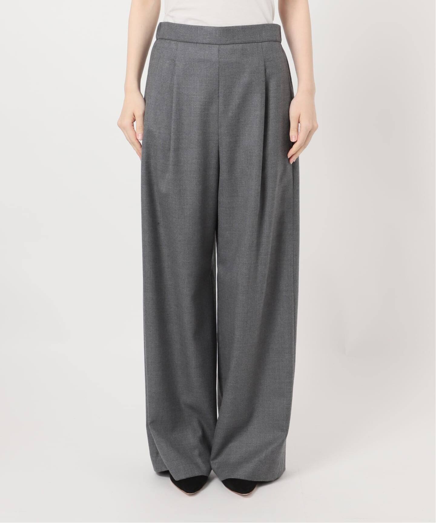 Easy Wide パンツ (フラノ)（スラックス）｜MUSE de Deuxieme Classe