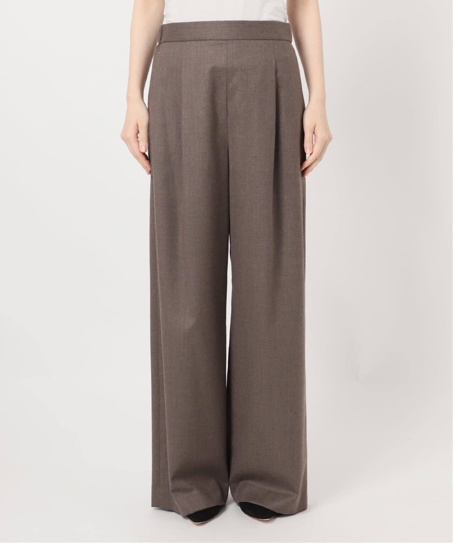 Easy Wide パンツ (フラノ)（スラックス）｜MUSE de Deuxieme Classe