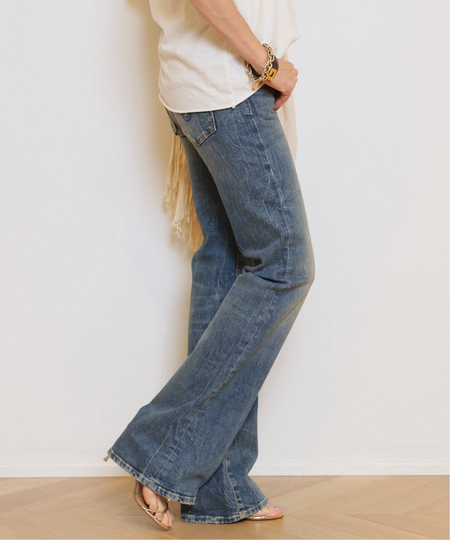 R13/アールサーティーン】BOY FLARE デニム（デニムパンツ・ジーンズ  