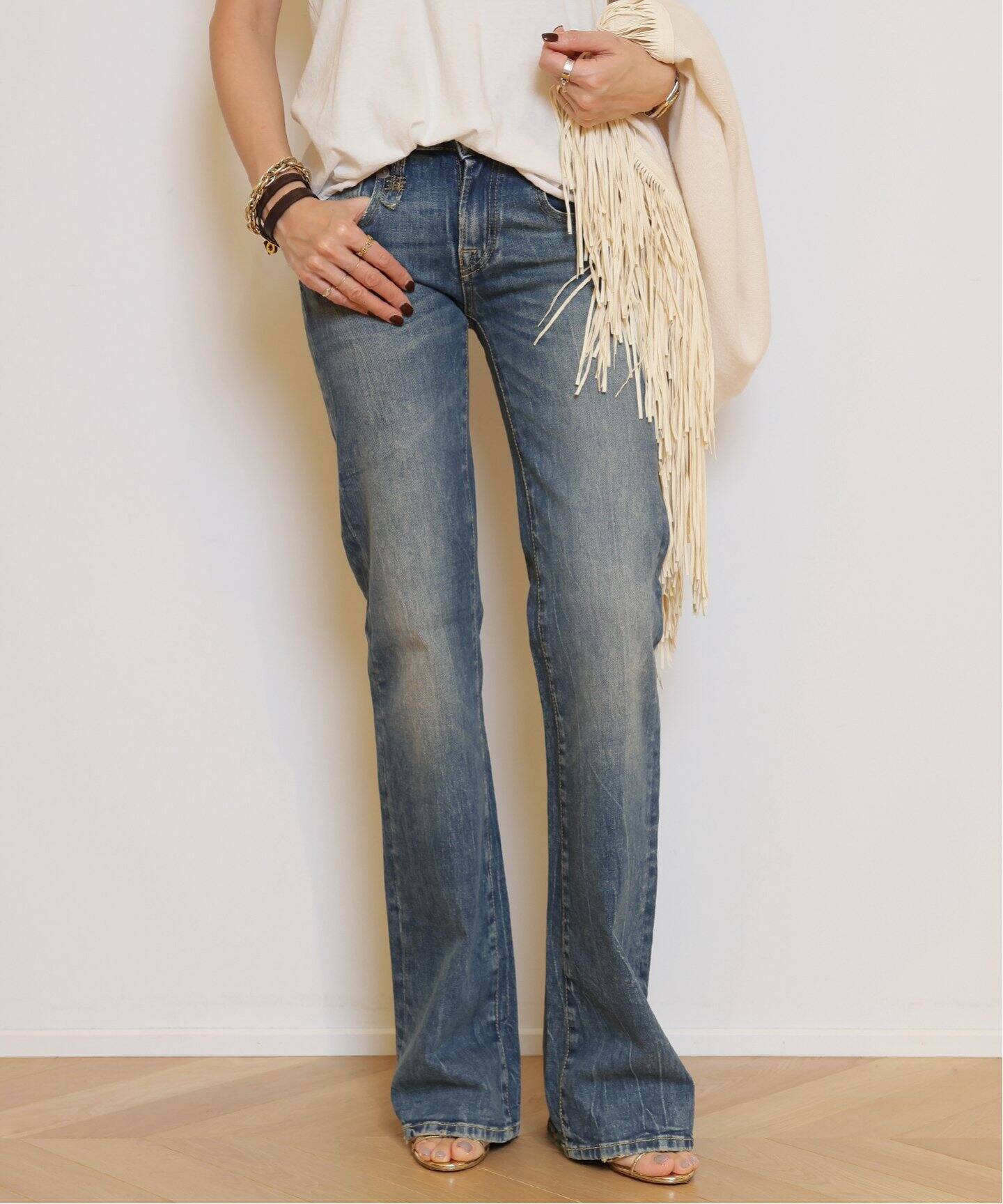 R13/アールサーティーン】BOY FLARE デニム（デニムパンツ・ジーンズ  