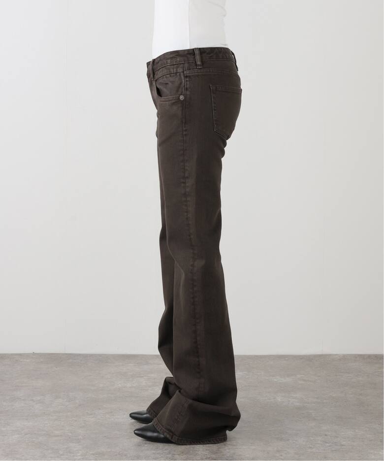 R13/アールサーティーン】 BOY FLARE デニム(BROWN)（デニムパンツ 