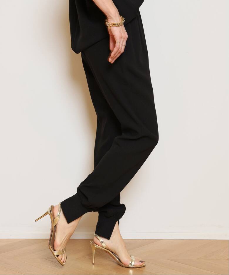 Col Pierrot/コルピエロ】スソリブパンツ（BLACK）（その他パンツ  