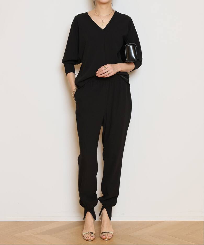 Col Pierrot/コルピエロ】スソリブパンツ（BLACK）（その他パンツ  