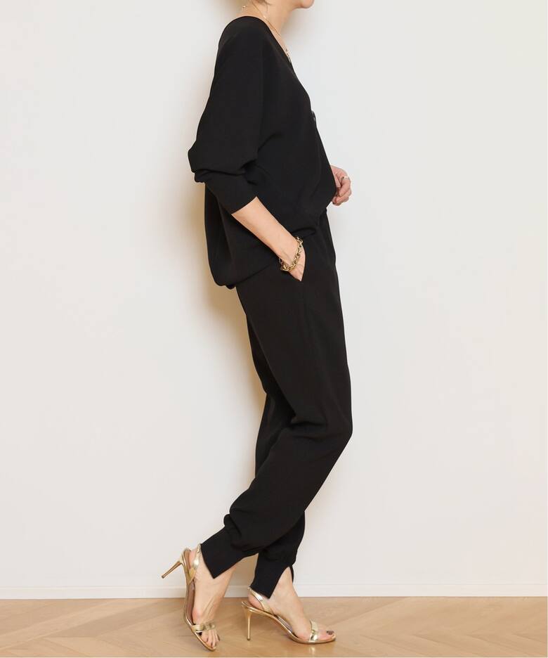 Col Pierrot/コルピエロ】スソリブパンツ（BLACK）（その他パンツ  