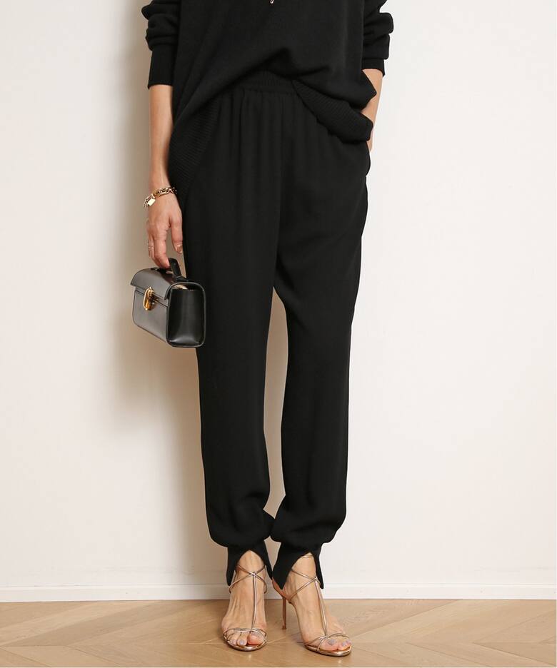 Col Pierrot/コルピエロ】スソリブパンツ（BLACK）（その他パンツ  