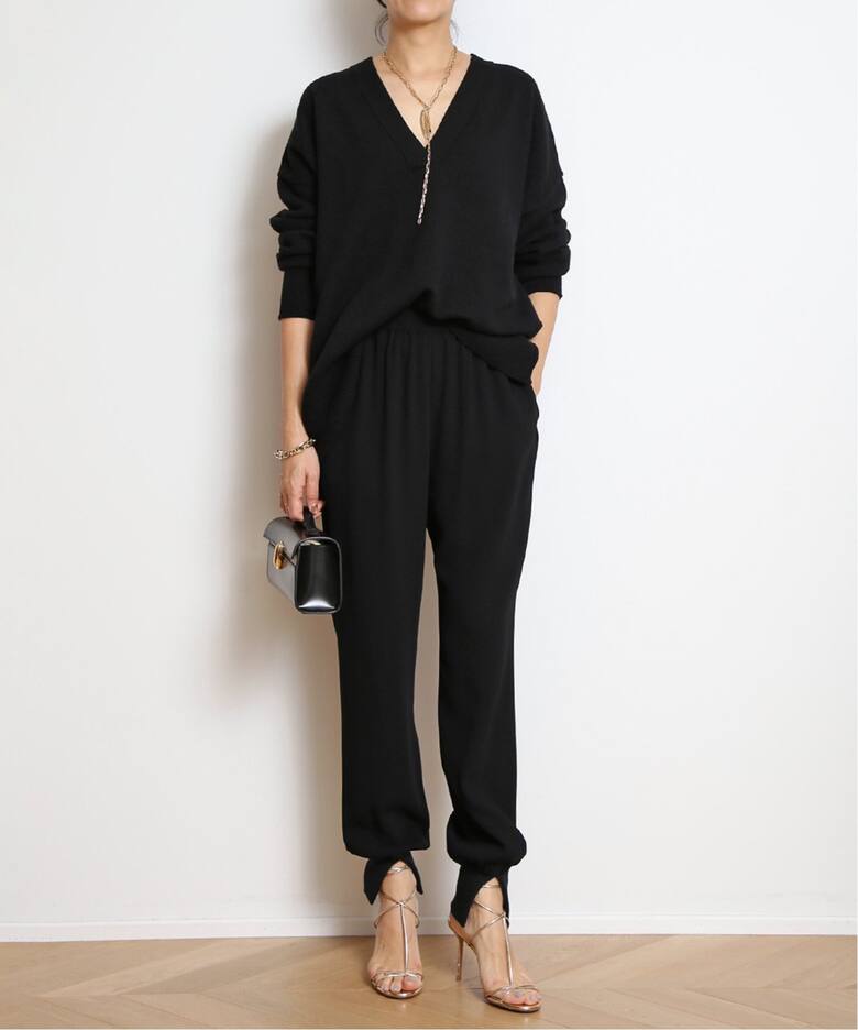 Col Pierrot/コルピエロ】スソリブパンツ（BLACK）（その他パンツ  