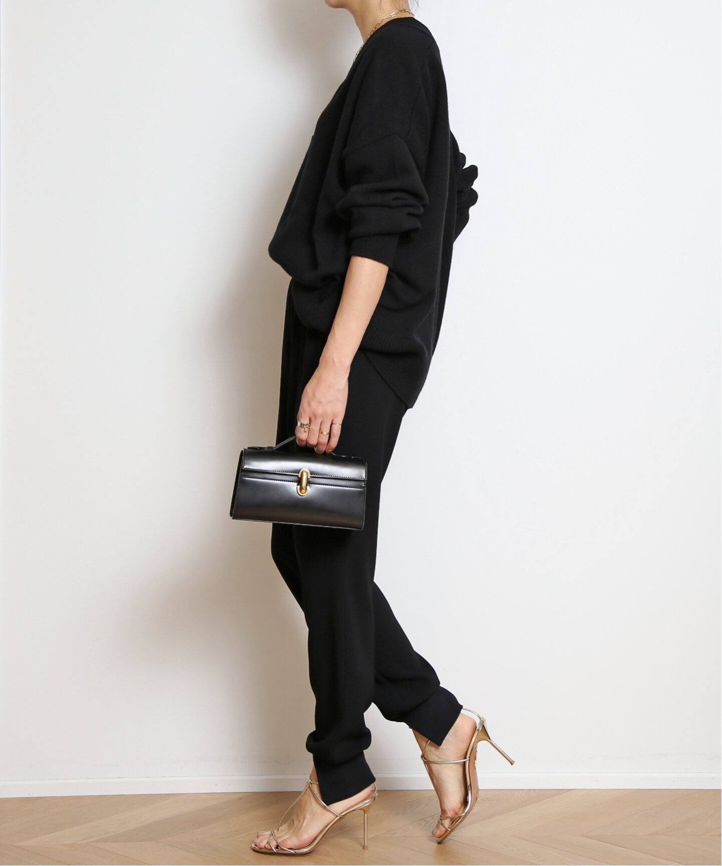 Col Pierrot/コルピエロ】スソリブパンツ（BLACK）（その他パンツ  