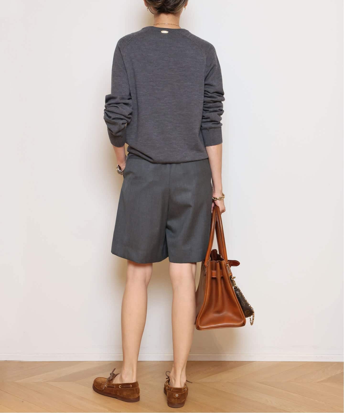 MADISONBLUE/マディソンブルー】WIDE TUCK ショーツ（ショート・ハーフ