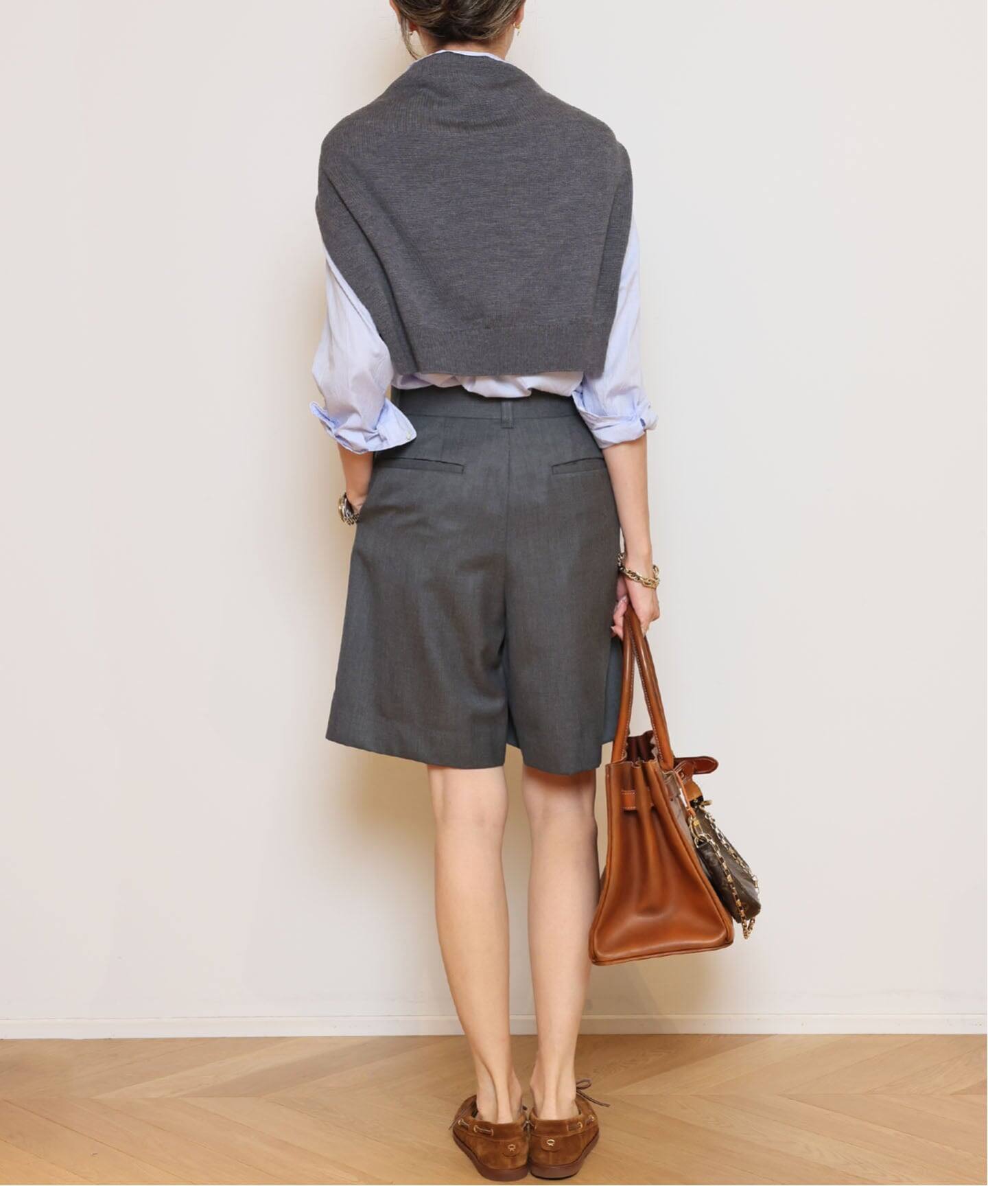 MADISONBLUE/マディソンブルー】WIDE TUCK ショーツ（ショート・ハーフ