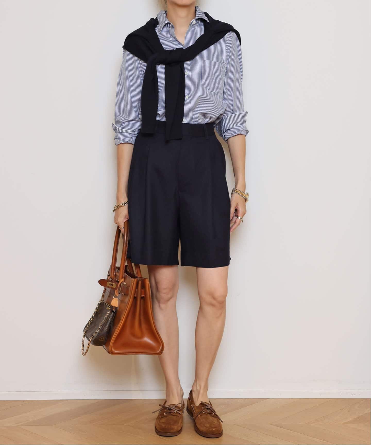 MADISONBLUE/マディソンブルー】WIDE TUCK ショーツ（ショート・ハーフ