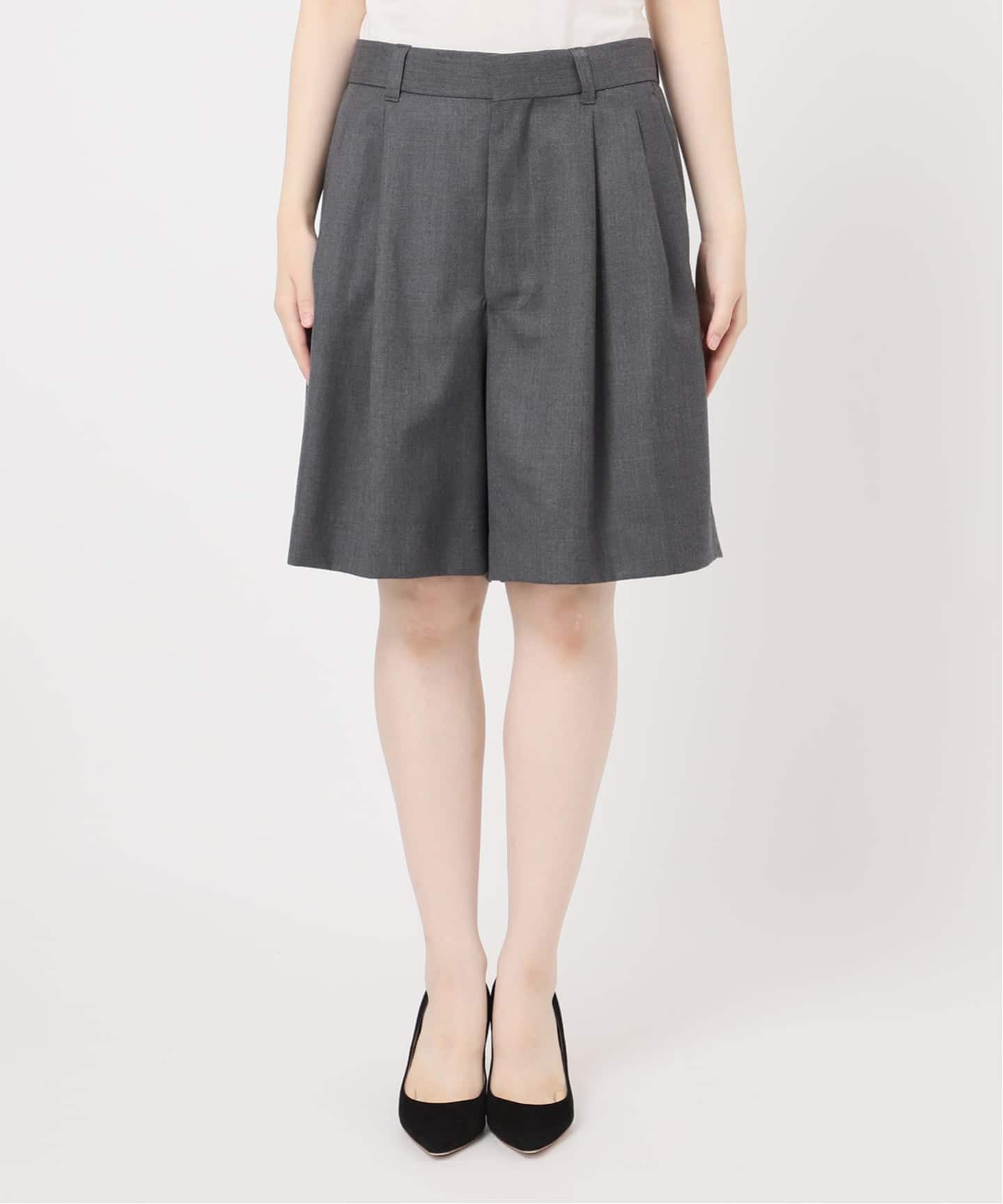 MADISONBLUE/マディソンブルー】WIDE TUCK ショーツ（ショート・ハーフ