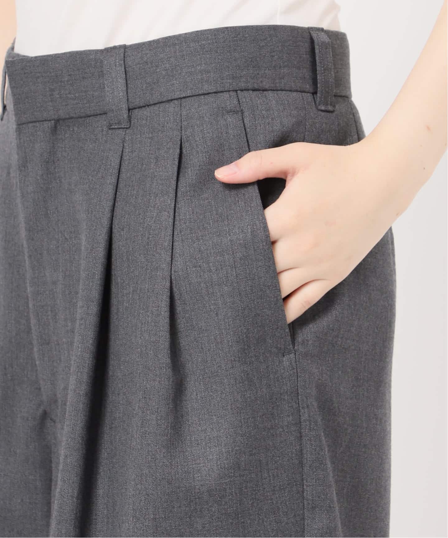 MADISONBLUE/マディソンブルー】WIDE TUCK ショーツ（ショート・ハーフ