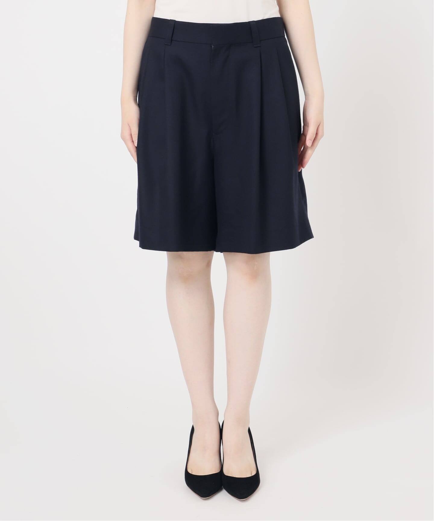 MADISONBLUE/マディソンブルー】WIDE TUCK ショーツ（ショート・ハーフ