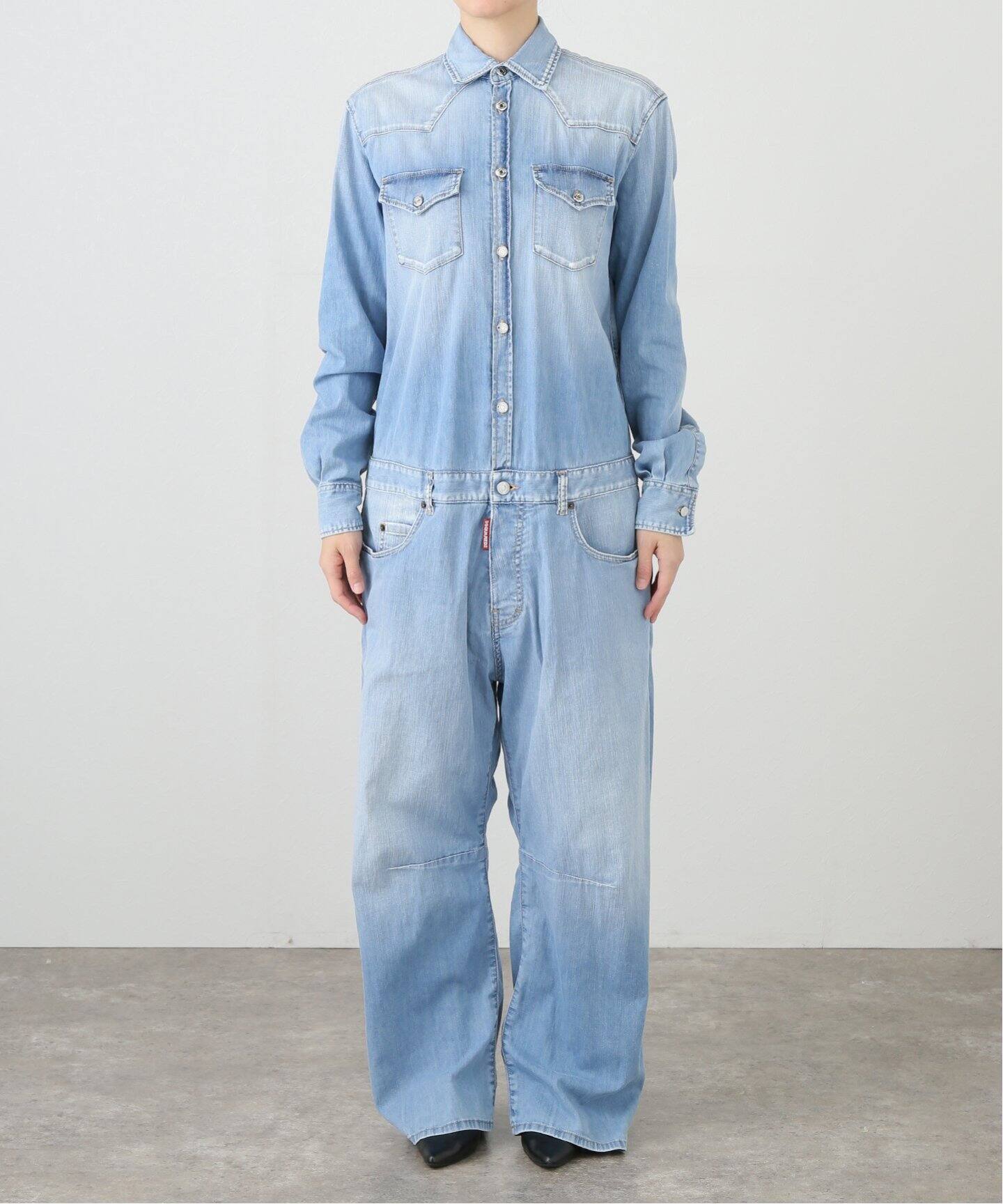 DSQUARED2/ディースクエアード】 WESTERN JEAN ジャンプスーツ（つなぎ 