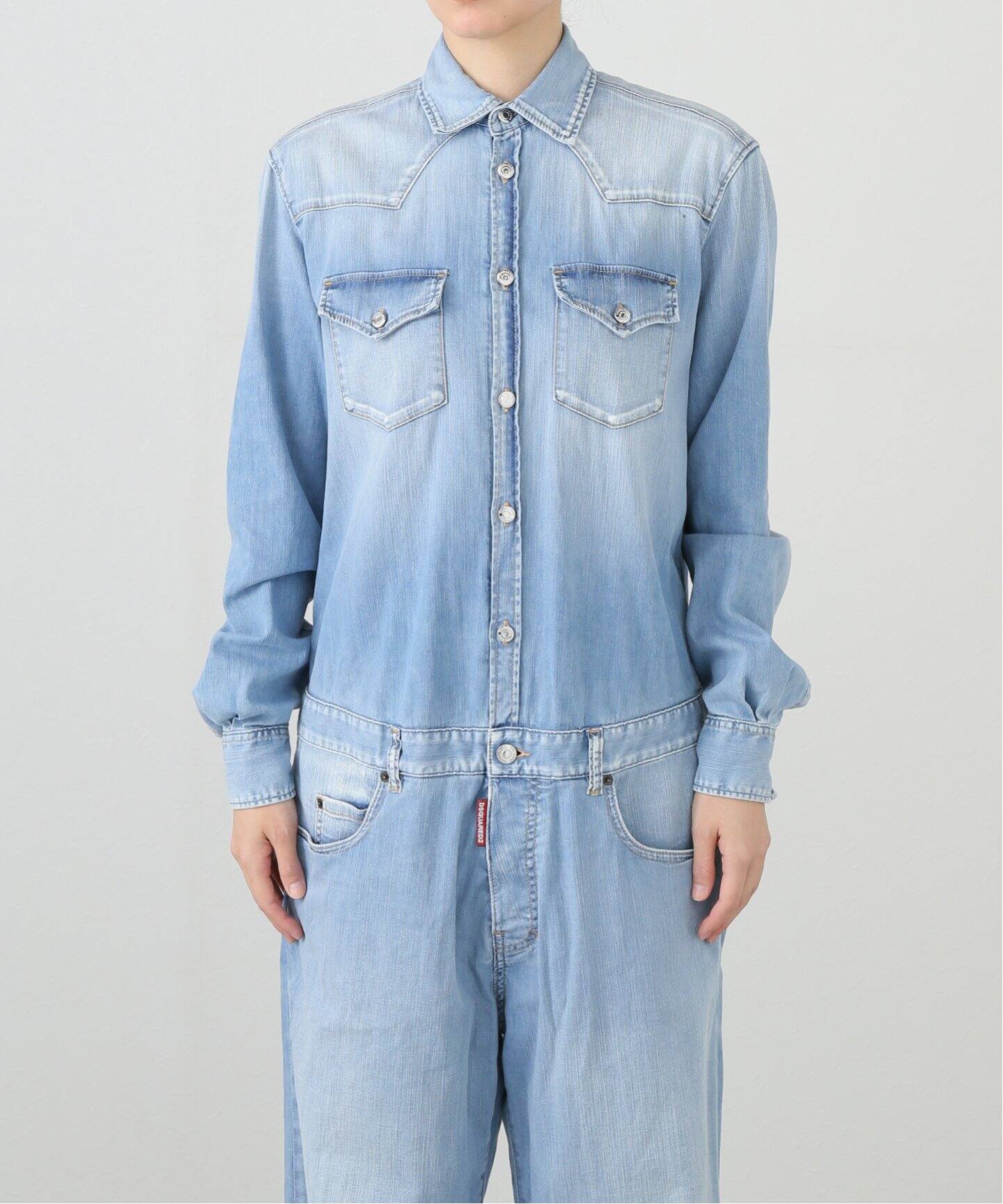 DSQUARED2/ディースクエアード】 WESTERN JEAN ジャンプスーツ（つなぎ 