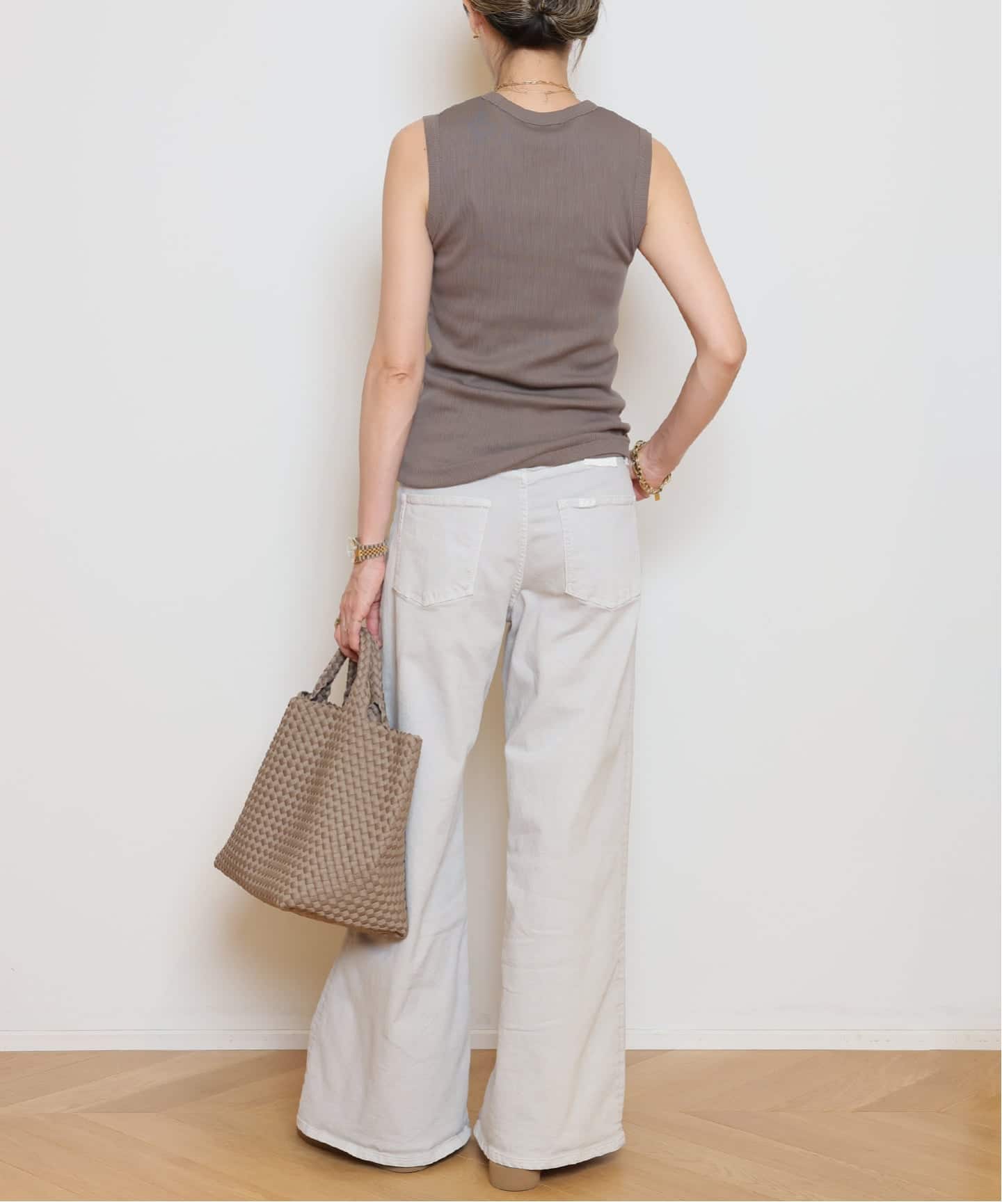 【最終値下げ】MUSE【SURT】MANNISH BUGGY DENIM SURT/サート】MANNISH BUGGY DENIM (LIGHT GRAY)（デニムパンツ