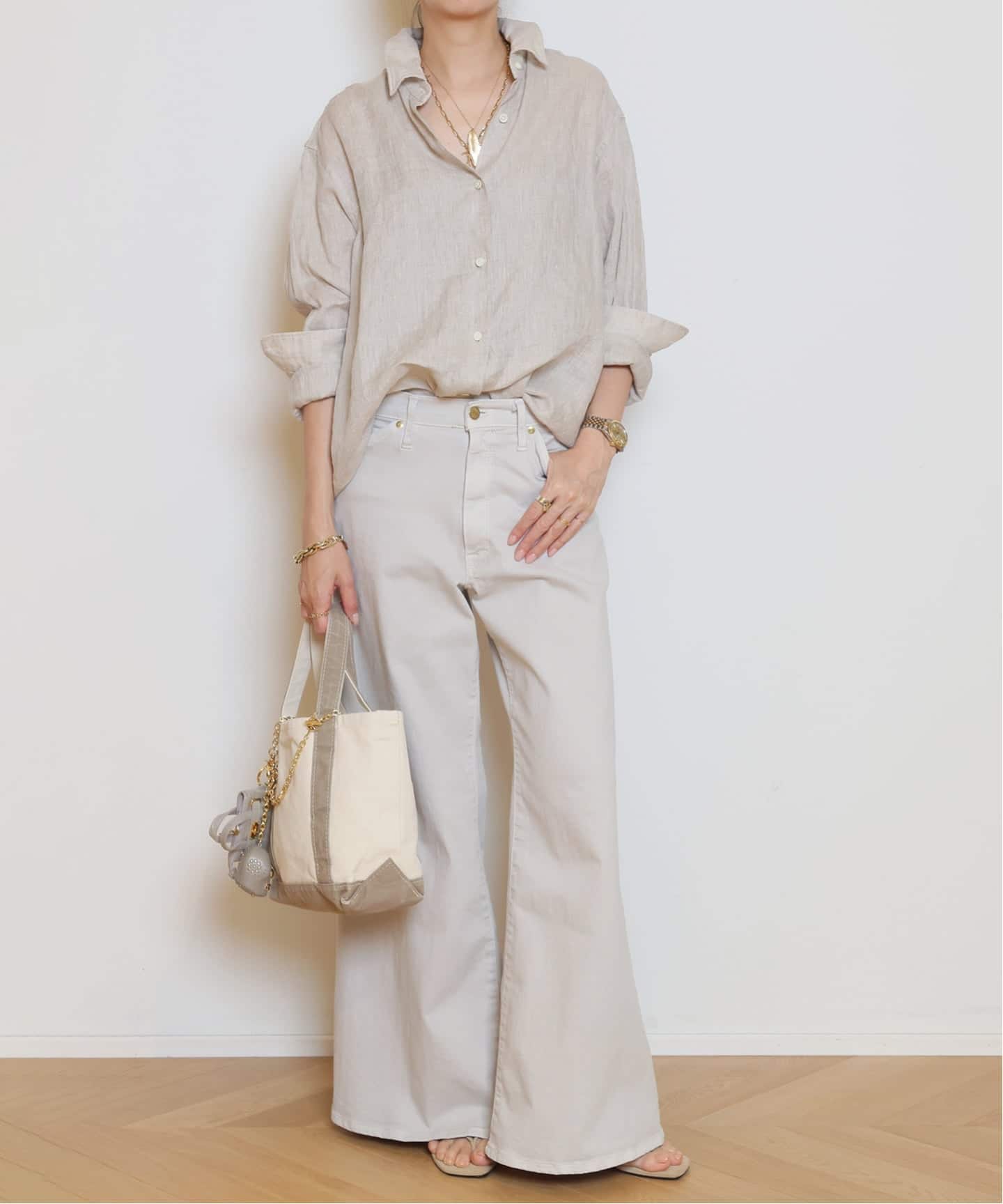 SURT/サート】MANNISH BUGGY DENIM (LIGHT GRAY)（デニムパンツ