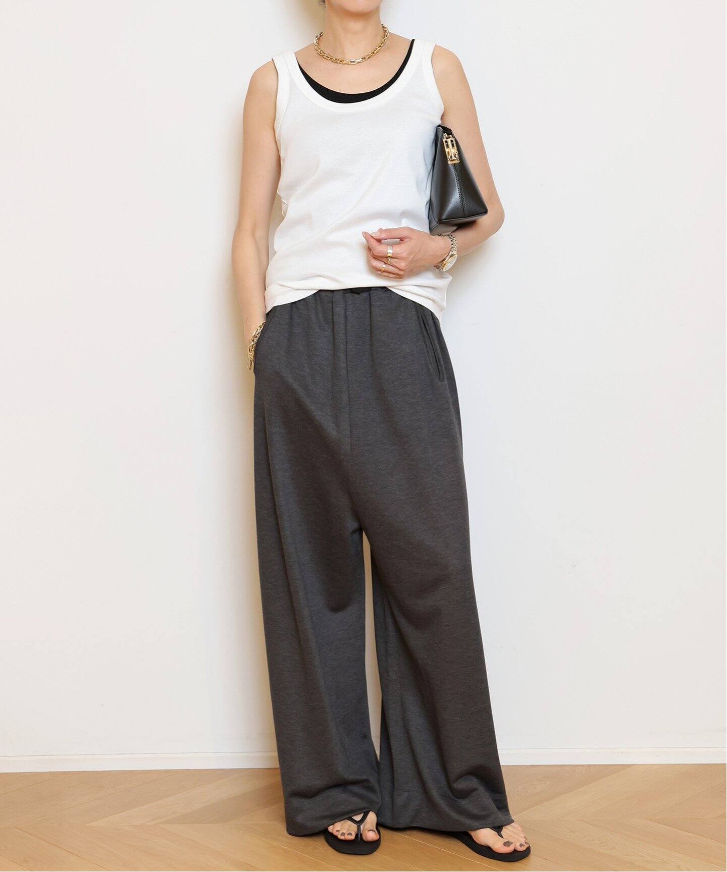 COGTHEBIGSMOKE/コグ ザ ビッグスモーク】ALISON TROUSER（GRAY