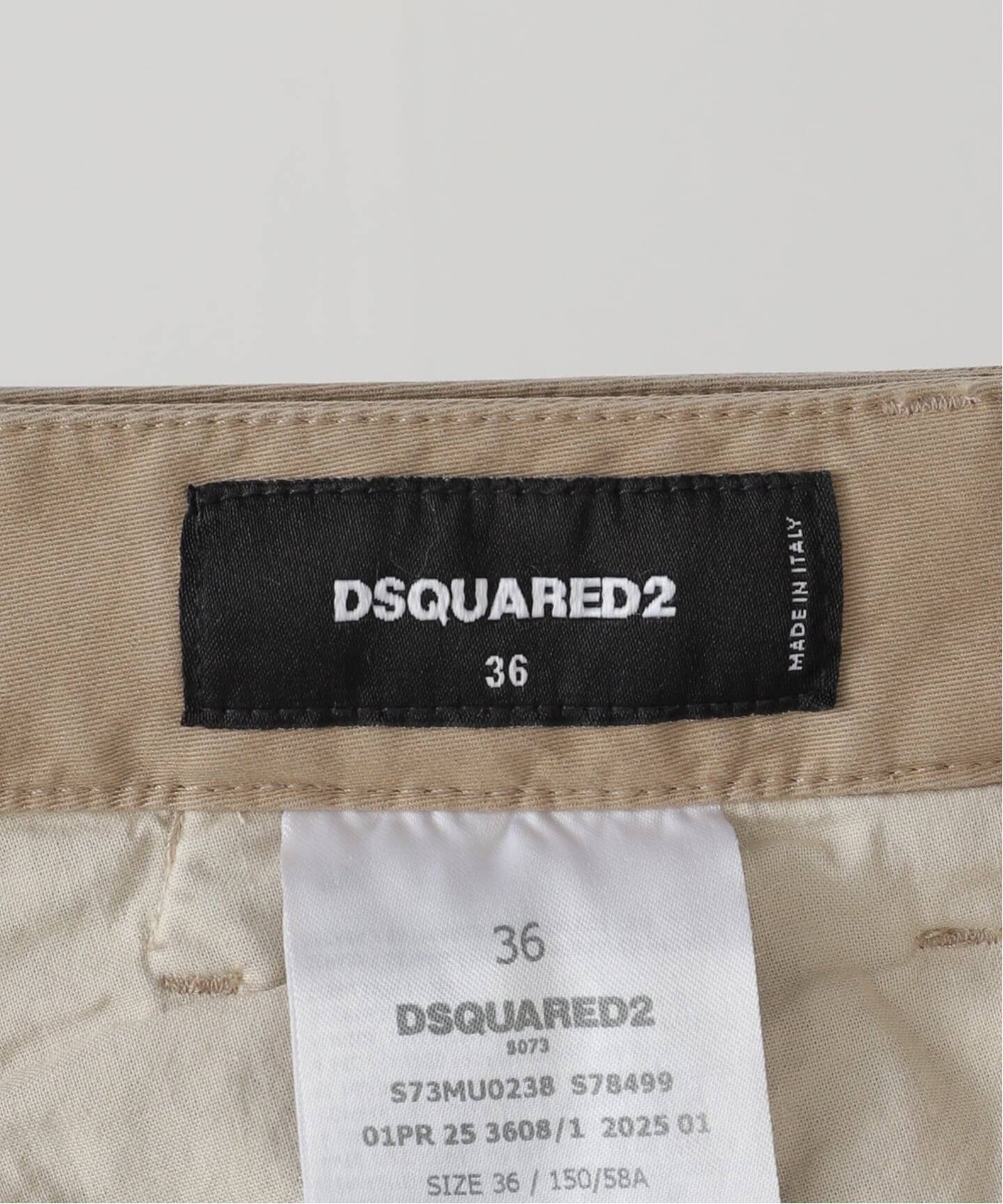 DSQUARED2/ディースクエアード】Cotton Baggy Short パンツ（ショート