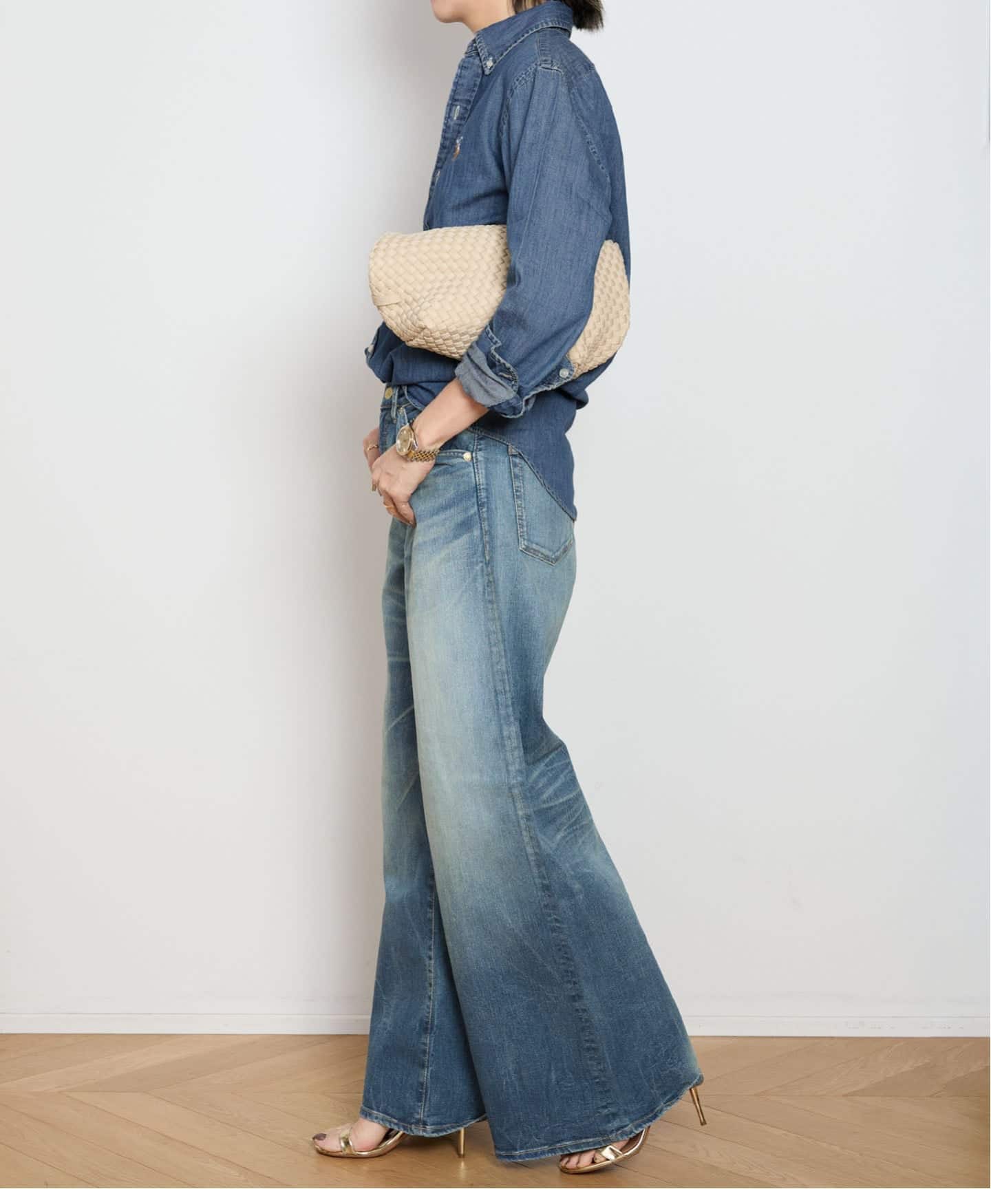 【美品】MUSE SURT サート　MANNISH BAGGY デニム　36 SURT/サート】MANNISH BAGGY デニム（デニムパンツ・ジーンズ）｜MUSE