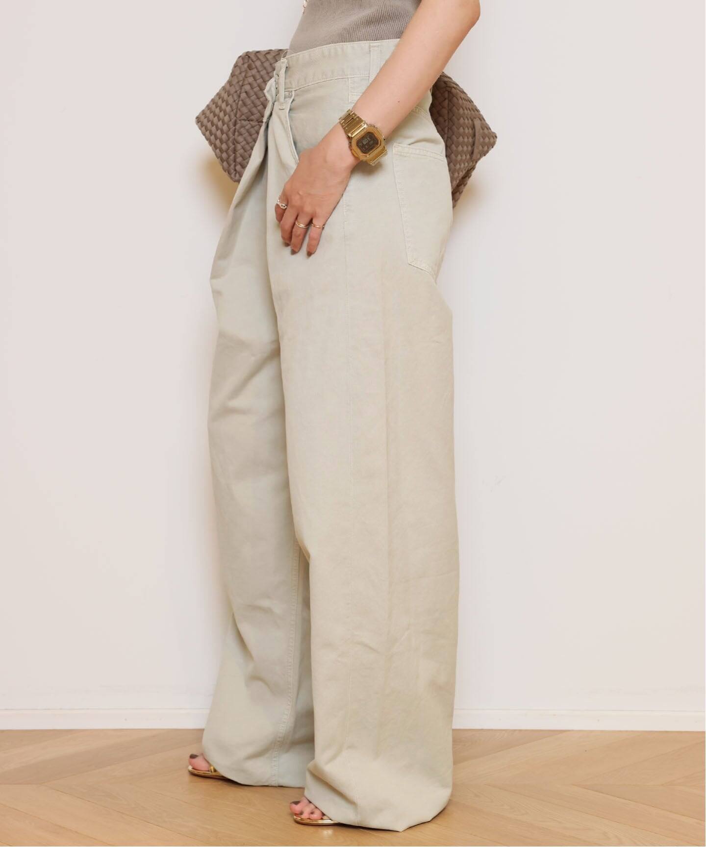 MUSE de Deuxieme Classe A GOLD E デニム AGOLDE / エー・ゴールド・イー】VANA FOLD デニム（デニム