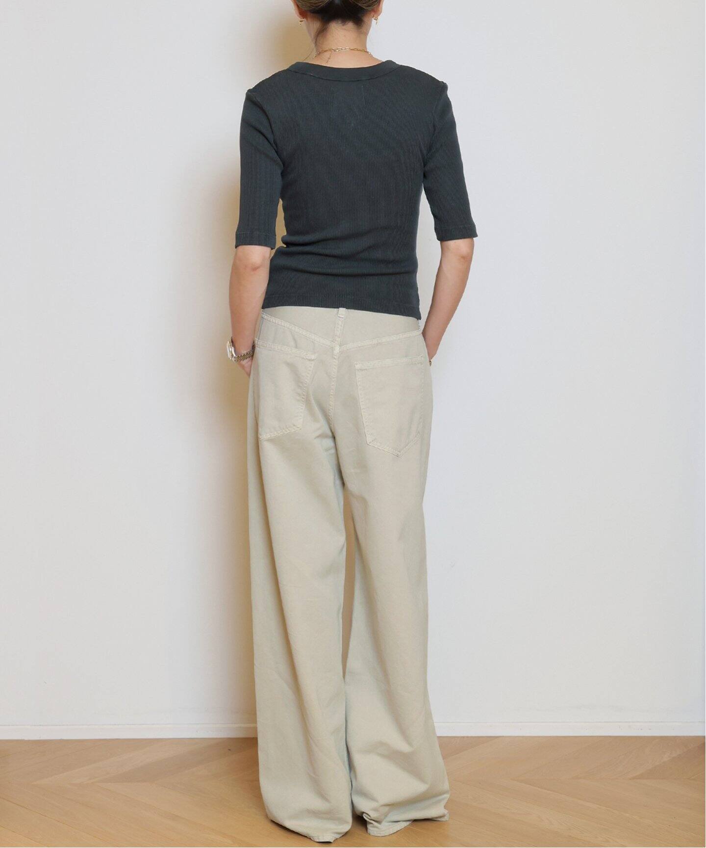 MUSE de Deuxieme Classe A GOLD E デニム AGOLDE / エー・ゴールド・イー】VANA FOLD デニム（デニム