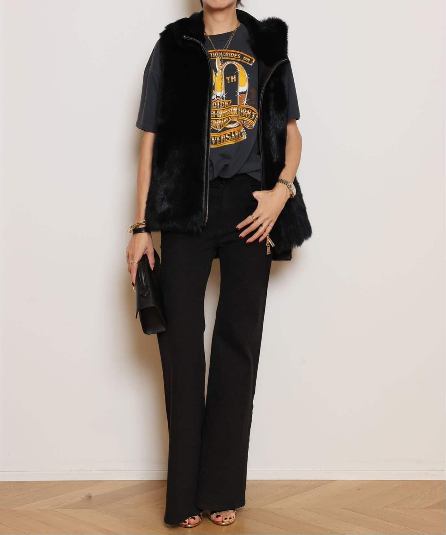 CITIZENS of HUMANITY】KIMBERLY FLARE パンツ（BLACK）（その他パンツ