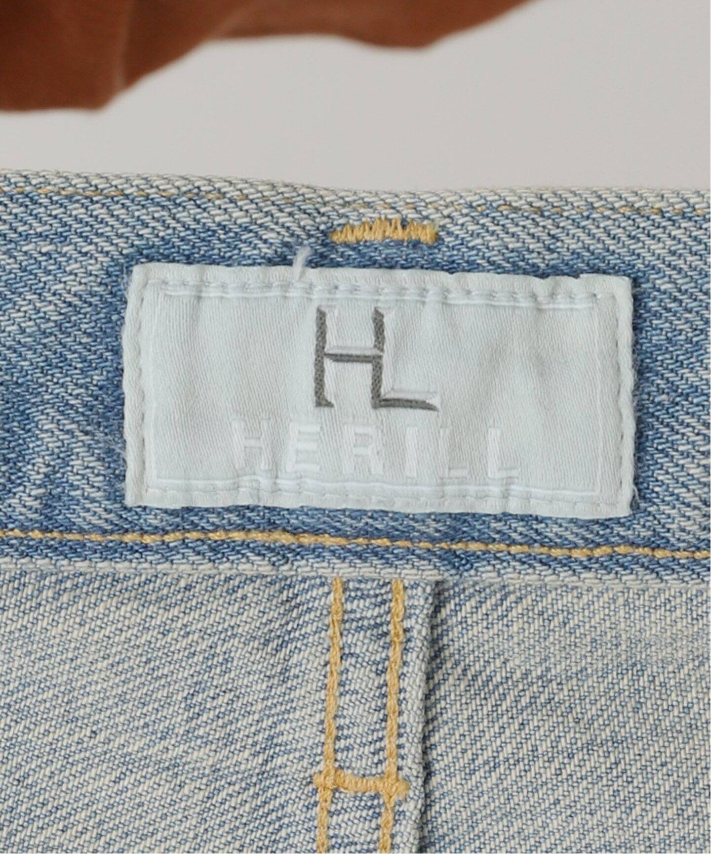 MUSE別注 HERILL/ヘリルHL DENIM WIDE パンツタグ付 HERILL/ヘリル】HL DENIM WIDE パンツ（デニムパンツ・ジーンズ
