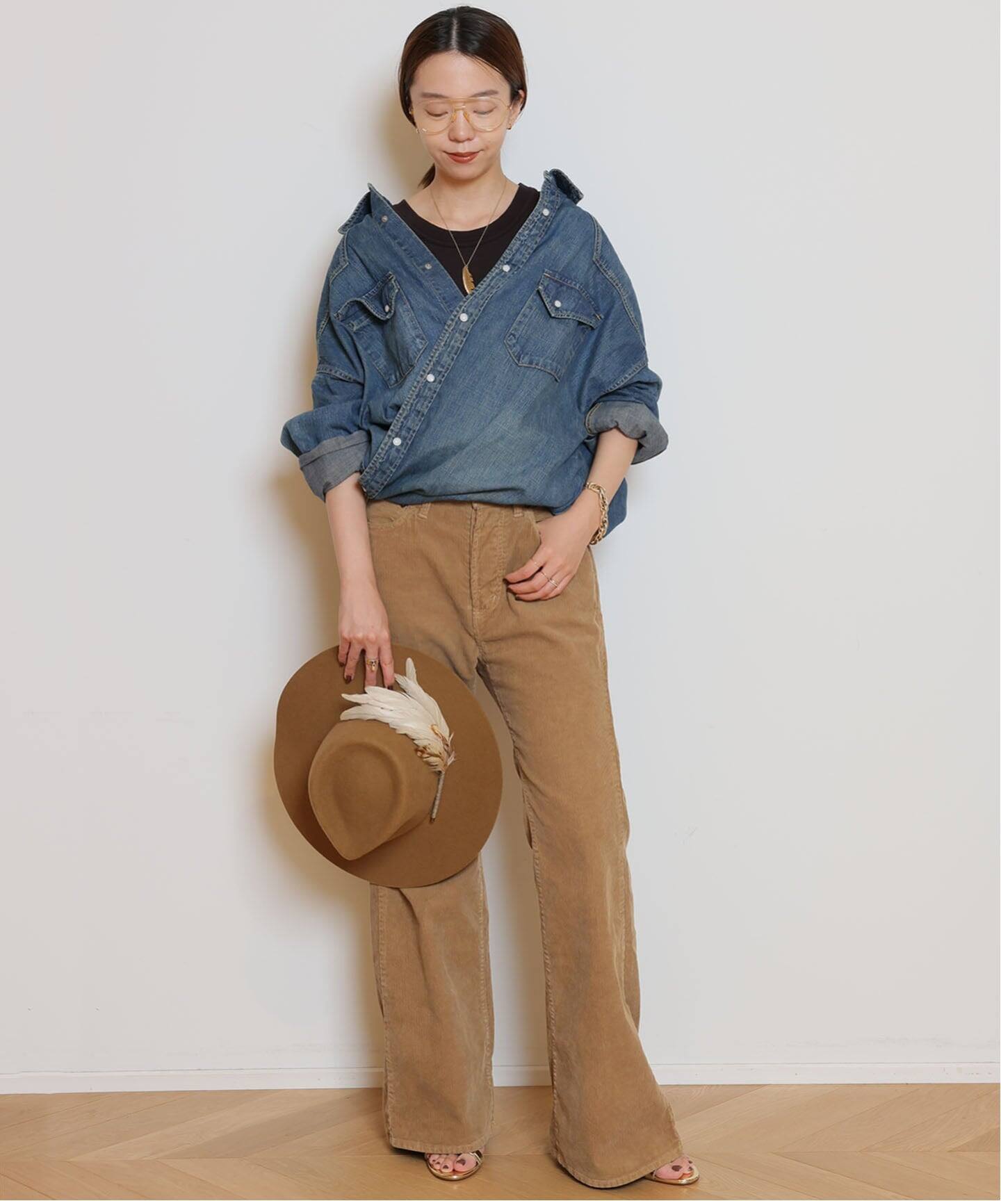 REMI RELIEF/レミレリーフ】CORDUROY FLARE パンツ（その他パンツ