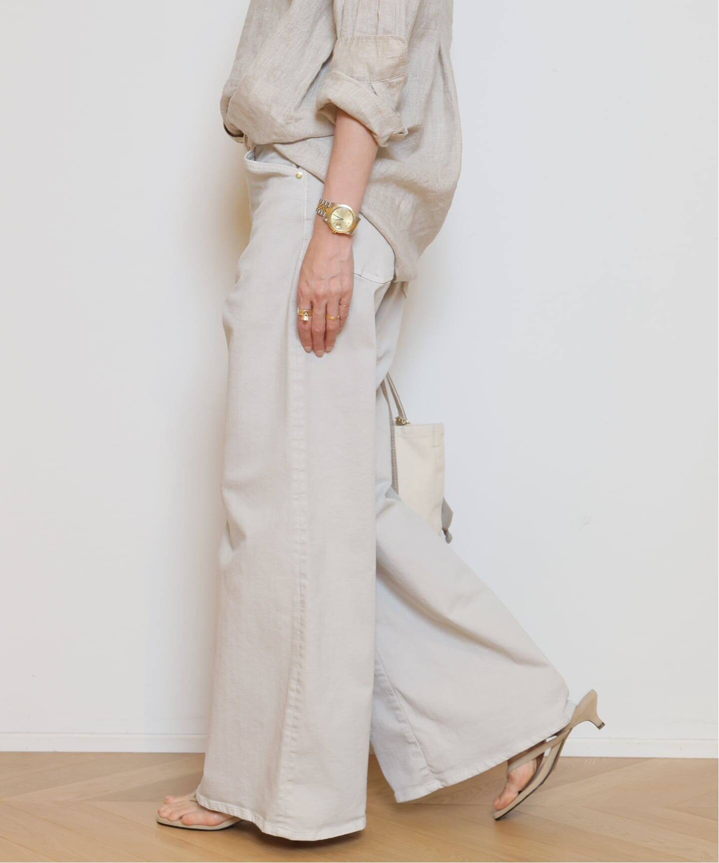 SURT/サート】MANNISH BUGGY DENIM (LIGHT GRAY)（デニムパンツ 