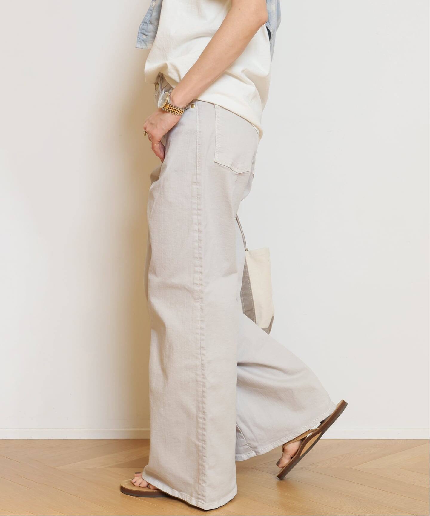 SURT/サート】MANNISH BUGGY DENIM (LIGHT GRAY)（デニムパンツ 