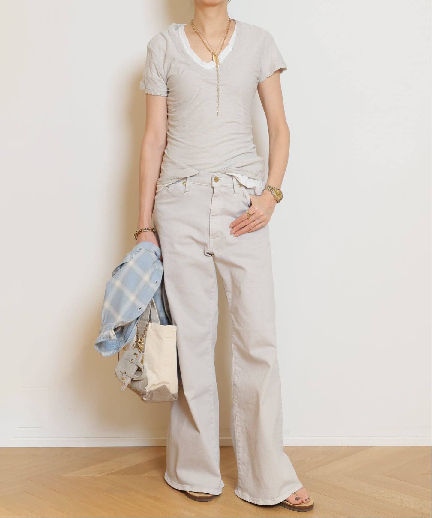 SURT/サート】MANNISH BUGGY DENIM (LIGHT GRAY)（デニムパンツ 