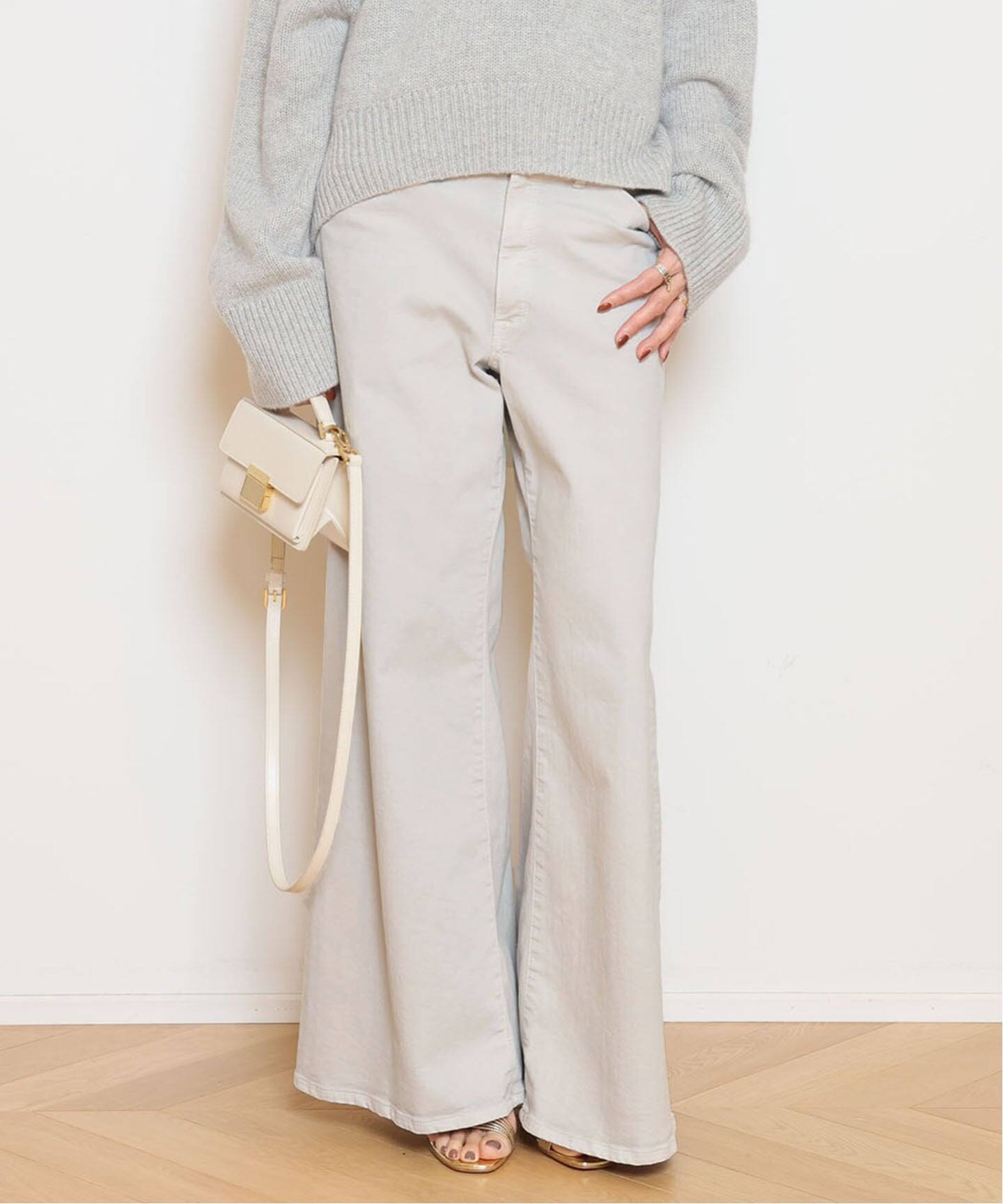 SURT/サート】MANNISH BUGGY DENIM (LIGHT GRAY)（デニムパンツ 