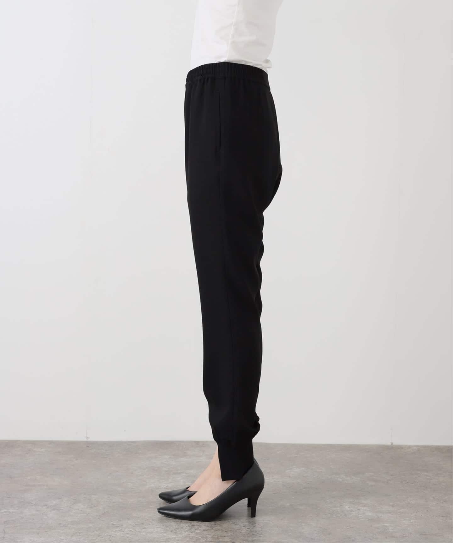 【Col Pierrot/コルピエロ】スソリブパンツ Col Pierrot/コルピエロ】スソリブパンツ（BLACK）（その他パンツ