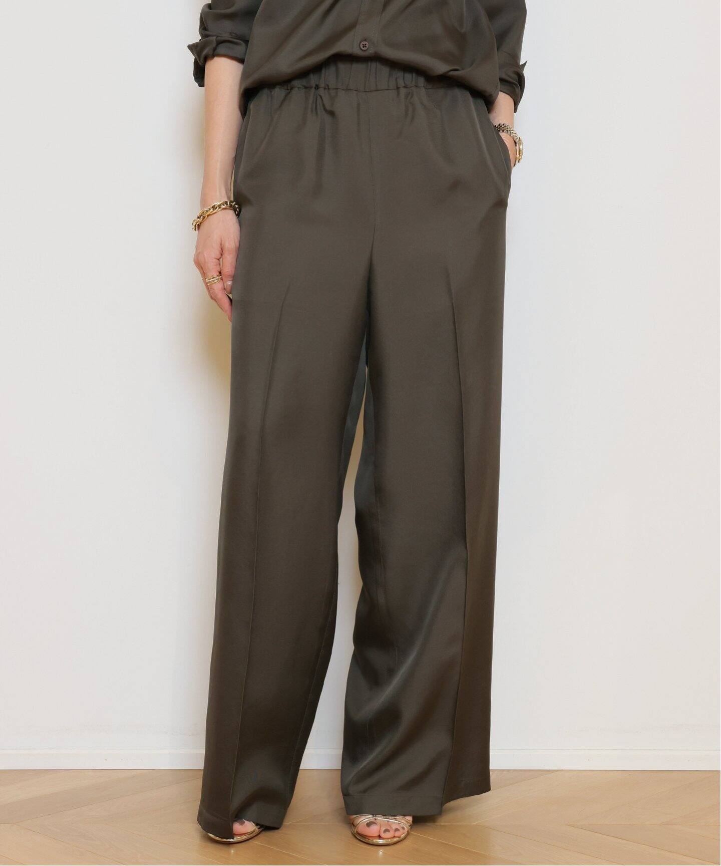 Raspail/ラスパイユ】SILK パンツ（スラックス）｜MUSE de Deuxieme  